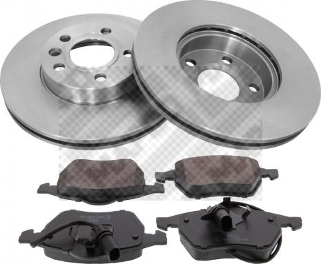 Mapco 47669 - Brake Set, disc brakes car-mod.net
