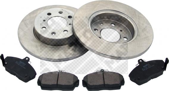 Mapco 47600 - Brake Set, disc brakes car-mod.net