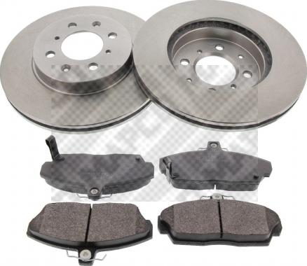 Mapco 47601 - Brake Set, disc brakes car-mod.net