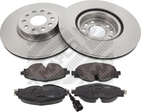 Mapco 47634 - Brake Set, disc brakes car-mod.net