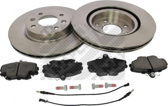 Mapco 47159 - Brake Set, disc brakes car-mod.net