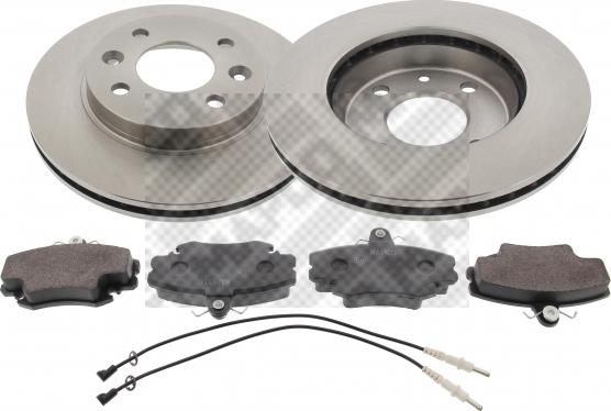 Mapco 47154 - Brake Set, disc brakes car-mod.net