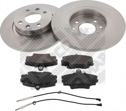 Mapco 47164 - Brake Set, disc brakes car-mod.net