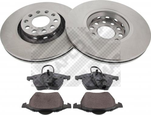 Mapco 47899 - Brake Set, disc brakes car-mod.net