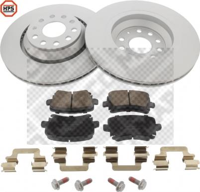 Mapco 47897HPS - Brake Set, disc brakes car-mod.net