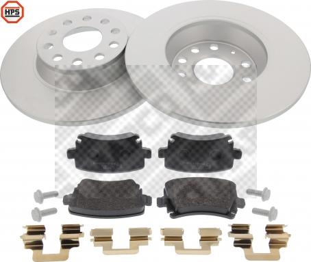 Mapco 47841HPS - Brake Set, disc brakes car-mod.net