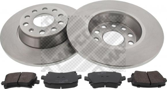 Mapco 47841 - Brake Set, disc brakes car-mod.net