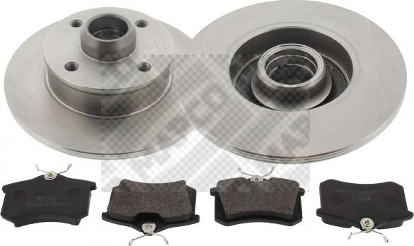 Mapco 47859 - Brake Set, disc brakes car-mod.net