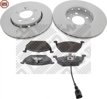 Mapco 47855HPS - Brake Set, disc brakes car-mod.net