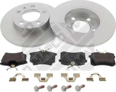 Mapco 47858 - Brake Set, disc brakes car-mod.net