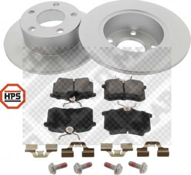 Mapco 47864HPS - Brake Set, disc brakes car-mod.net
