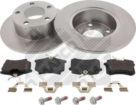 Mapco 47864 - Brake Set, disc brakes car-mod.net