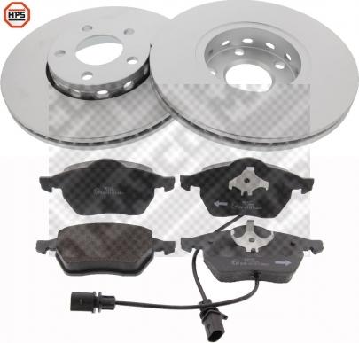 Mapco 47860HPS - Brake Set, disc brakes car-mod.net