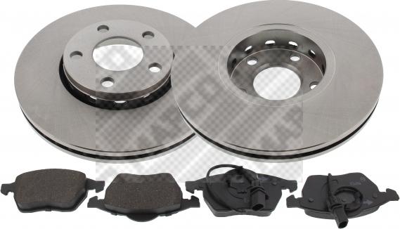 Mapco 47860 - Brake Set, disc brakes car-mod.net