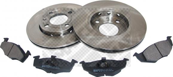 Mapco 47867 - Brake Set, disc brakes car-mod.net
