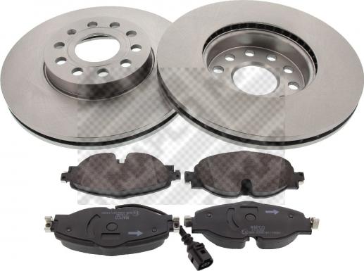 Mapco 47839 - Brake Set, disc brakes car-mod.net