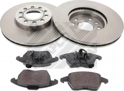 Mapco 47830 - Brake Set, disc brakes car-mod.net