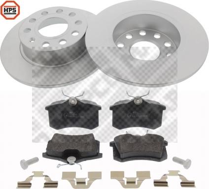 Mapco 47831HPS - Brake Set, disc brakes car-mod.net