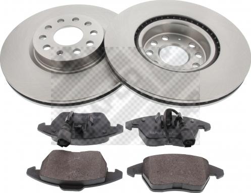 Mapco 47833 - Brake Set, disc brakes car-mod.net