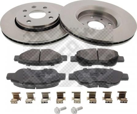 Mapco 47355 - Brake Set, disc brakes car-mod.net