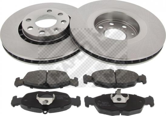 Mapco 47755 - Brake Set, disc brakes car-mod.net