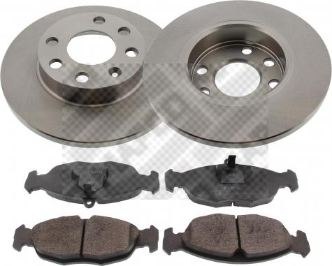 Mapco 47751 - Brake Set, disc brakes car-mod.net