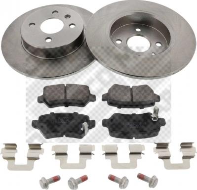 Mapco 47706 - Brake Set, disc brakes car-mod.net