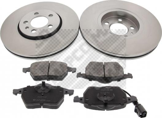 Mapco 47714 - Brake Set, disc brakes car-mod.net