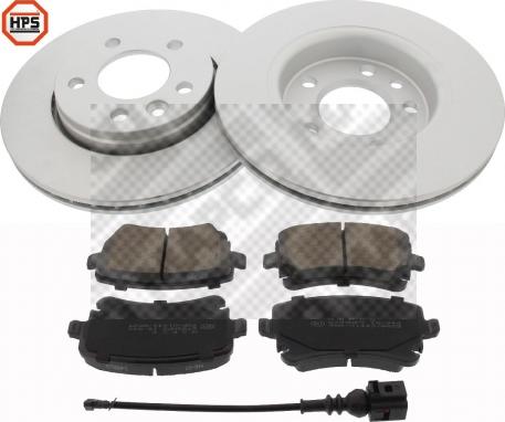 Mapco 47780HPS - Brake Set, disc brakes car-mod.net