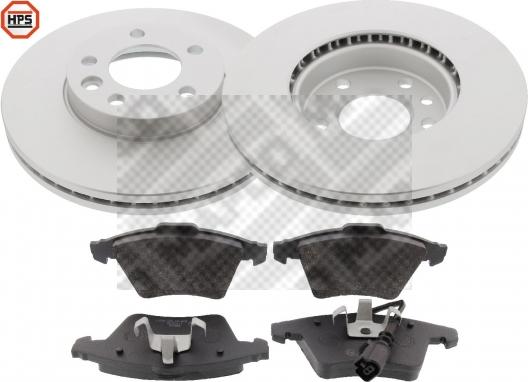 Mapco 47779HPS - Brake Set, disc brakes car-mod.net