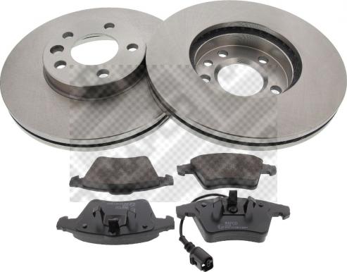 Mapco 47776 - Brake Set, disc brakes car-mod.net