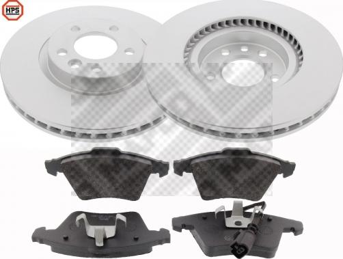 Mapco 47777HPS - Brake Set, disc brakes car-mod.net