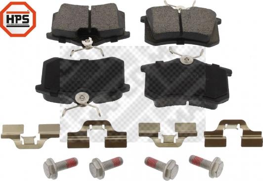 Mapco 6492HPS - Brake Pad Set, disc brake car-mod.net