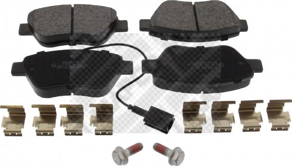 Mapco 6560 - Brake Pad Set, disc brake car-mod.net