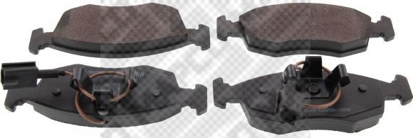 Mapco 6615 - Brake Pad Set, disc brake car-mod.net