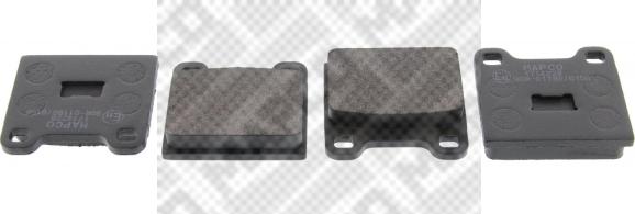 Mapco 6088 - Brake Pad Set, disc brake car-mod.net