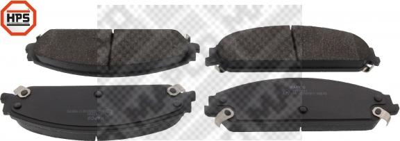 Mapco 6894HPS - Brake Pad Set, disc brake car-mod.net