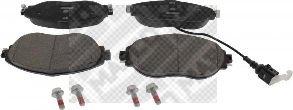 Mapco 6818 - Brake Pad Set, disc brake car-mod.net
