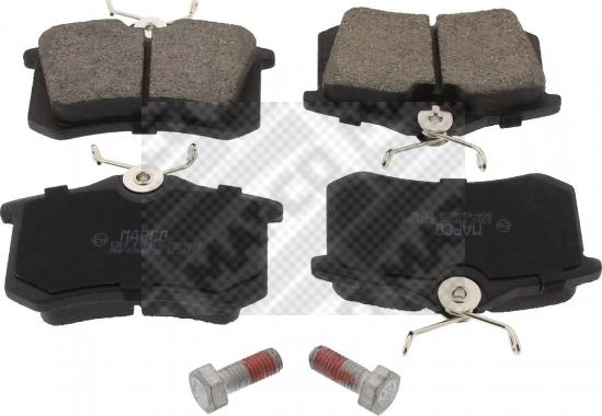 Mapco 6302 - Brake Pad Set, disc brake car-mod.net