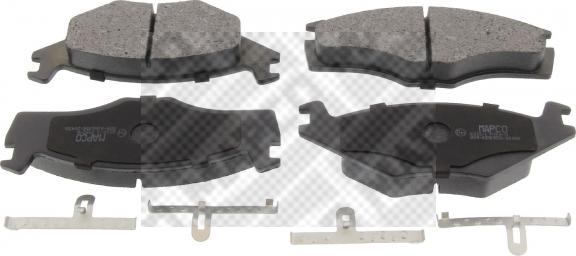Mapco 6210/1 - Brake Pad Set, disc brake car-mod.net