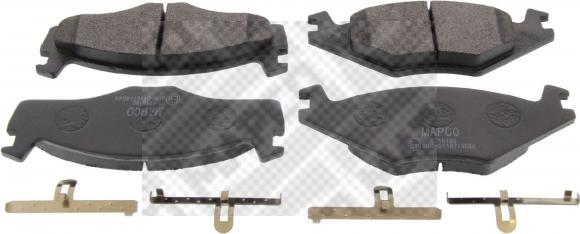 Mapco 6210 - Brake Pad Set, disc brake car-mod.net