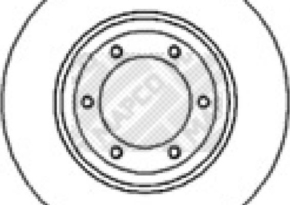 Mapco 15580 - Brake Disc car-mod.net