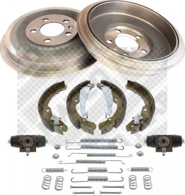 Mapco 35707/3 - Drum Brake Shoe Set car-mod.net