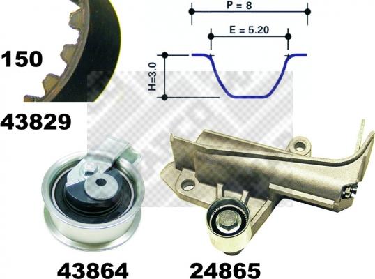 Mapco 23902 - Timing Belt Set car-mod.net