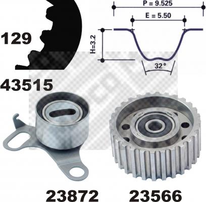 Mapco 23515 - Timing Belt Set car-mod.net