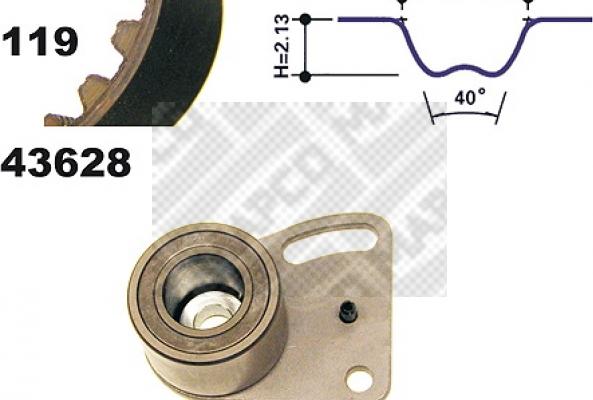 Mapco 23628 - Timing Belt Set car-mod.net
