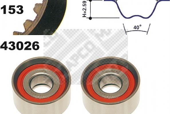Mapco 23026 - Timing Belt Set car-mod.net