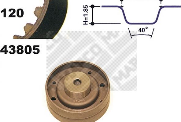 Mapco 23805 - Timing Belt Set car-mod.net