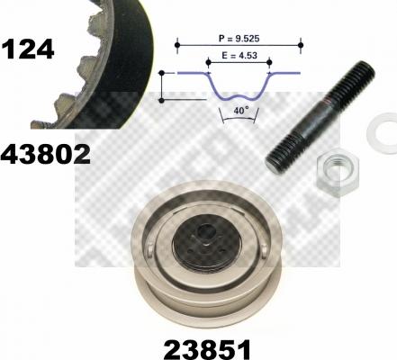 Mapco 23802 - Timing Belt Set car-mod.net