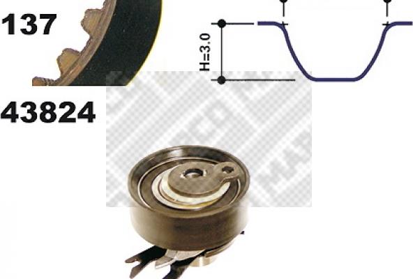 Mapco 23824 - Timing Belt Set car-mod.net